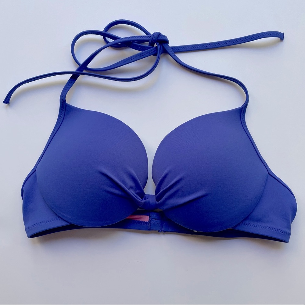 PINK Victoria's Secret Padded Bikini Top Size Small - Picture 1 of 6